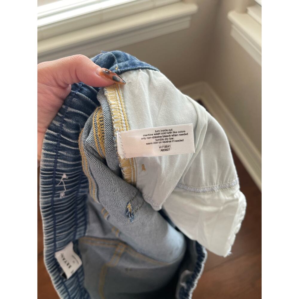 Lane Bryant Jeans Women’s 18 Blue Denim Stretch Drawstring Waistband Relaxed - Picture 4 of 10